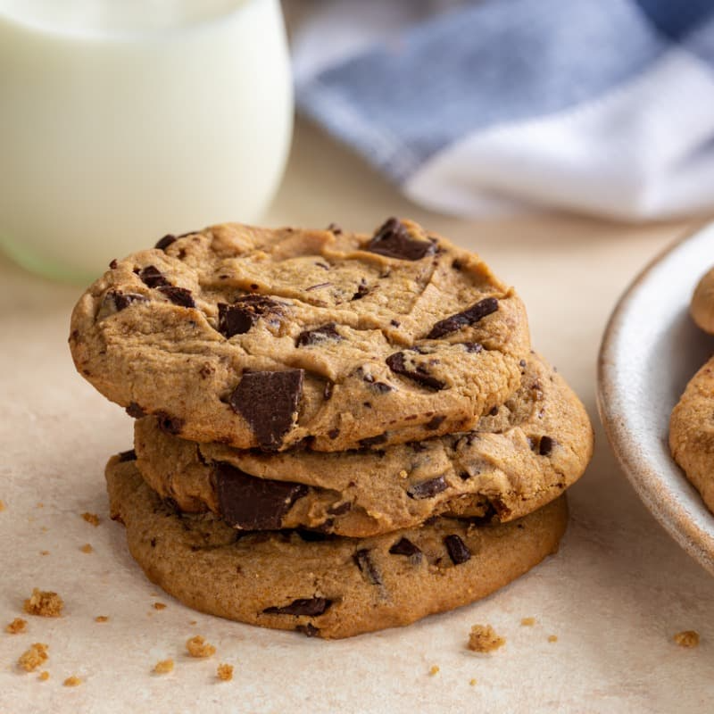 Galleta con chispas de chocolate