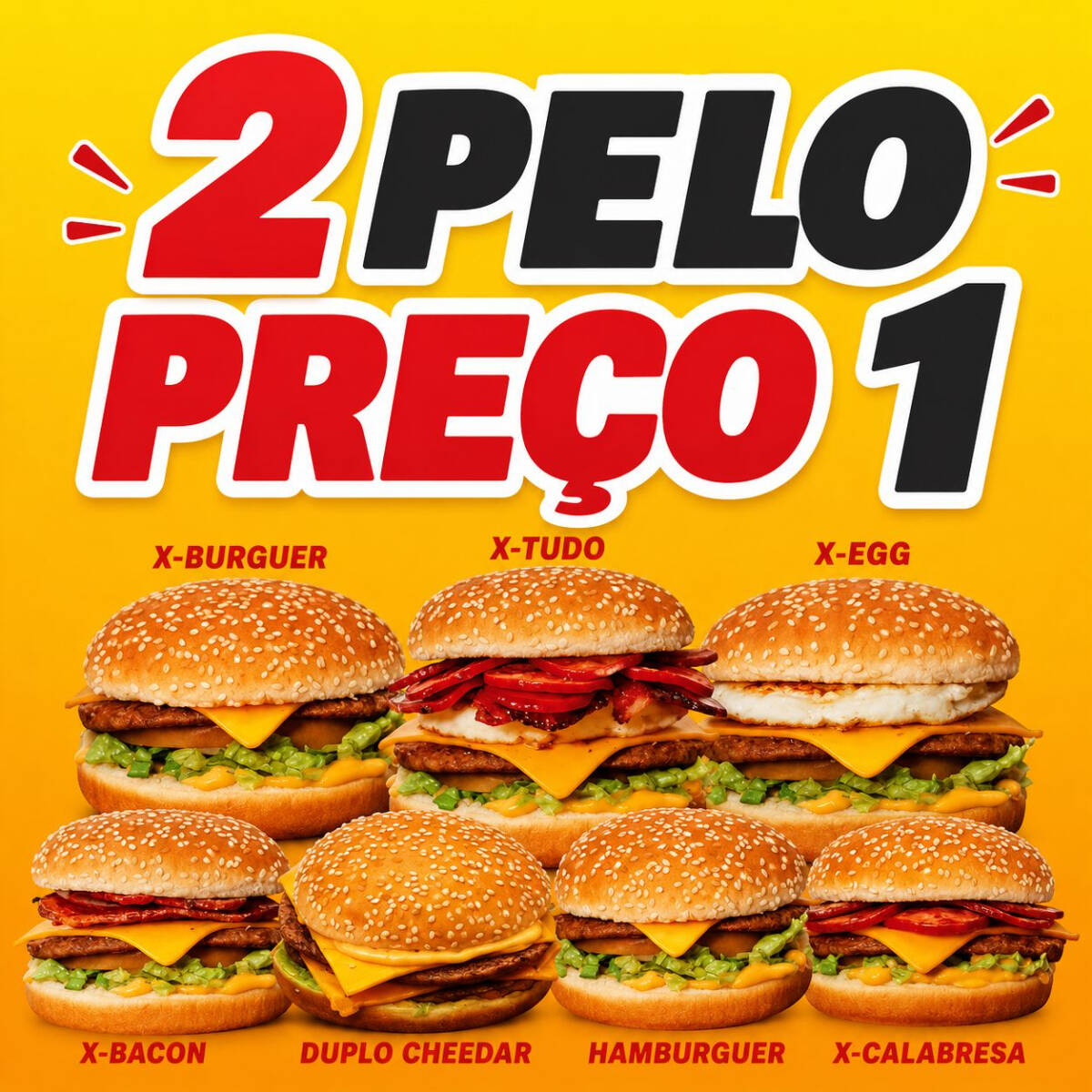 ( VARIOS SABORES, ESCOLHA ATE 02 SABORES )
