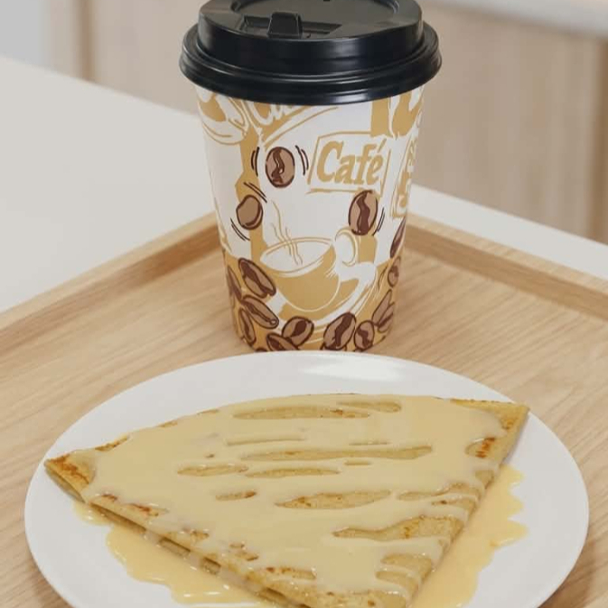 Crepa de Lechera y Capuchino