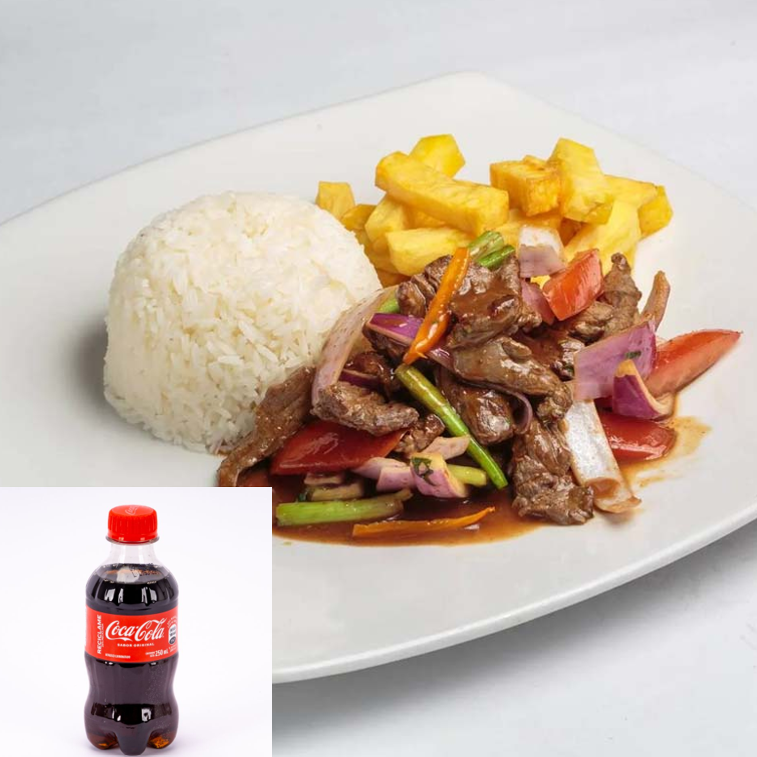 Lomo Saltado + Gaseosa