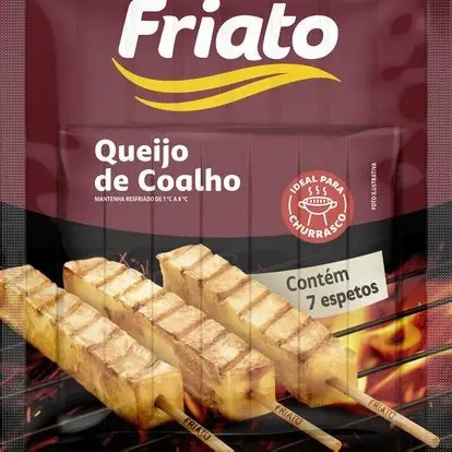 Queijo Coalho em 5 palitos com aproximadamente 500g