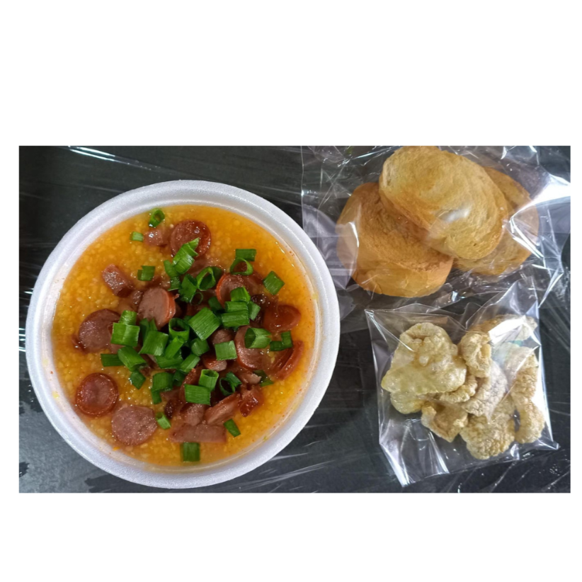 Canjiquinha - Costelinha - Bacon Defumado - Calabresa e Cebolinhas.
Acompanha Torradas e Torresmo Enviados Separadamente.