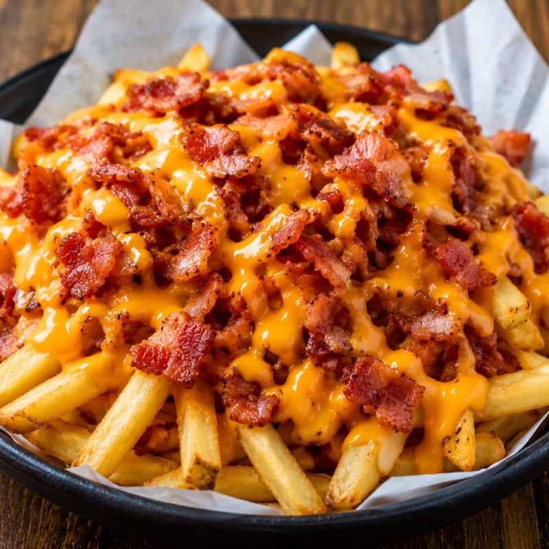 Papas Queso y Tocino