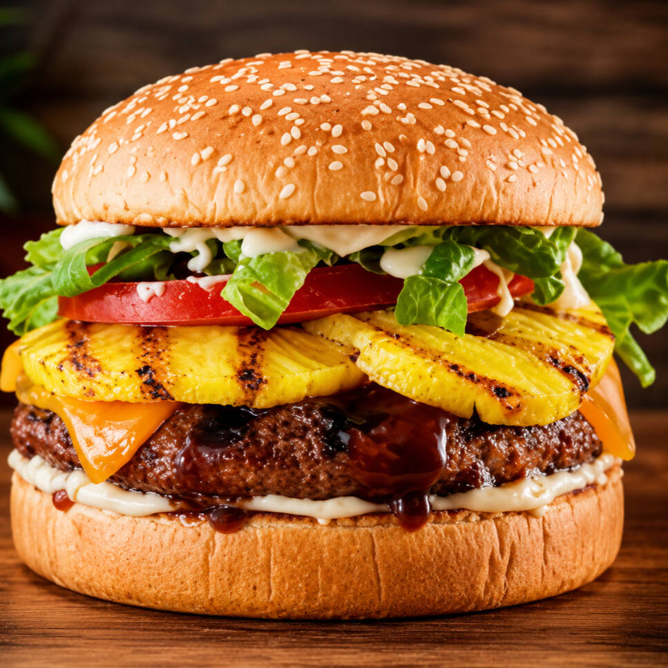 Hamburguesa Hawaiana