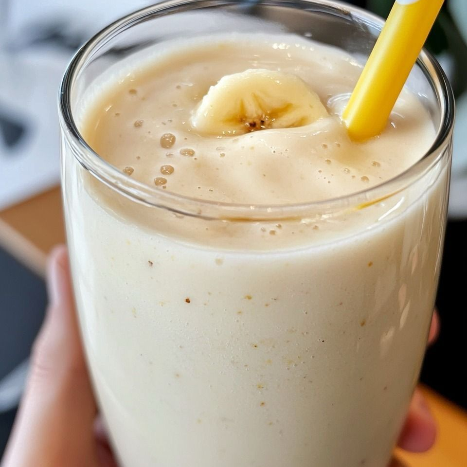 Malteada de Plátano y Avena 500 Ml