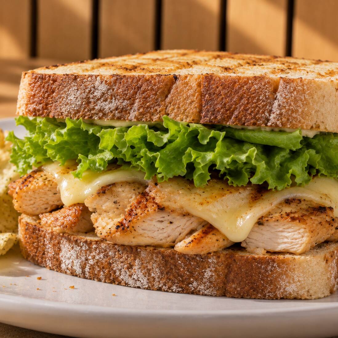 Sándwich de Pollo Asado