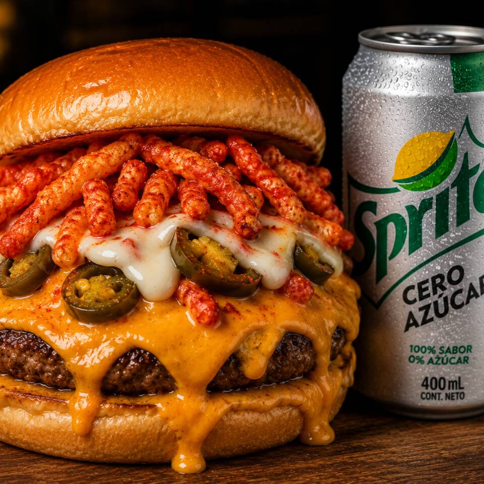 CHETOS FLEMING HOT BURGER 🔥+ REFRESCO