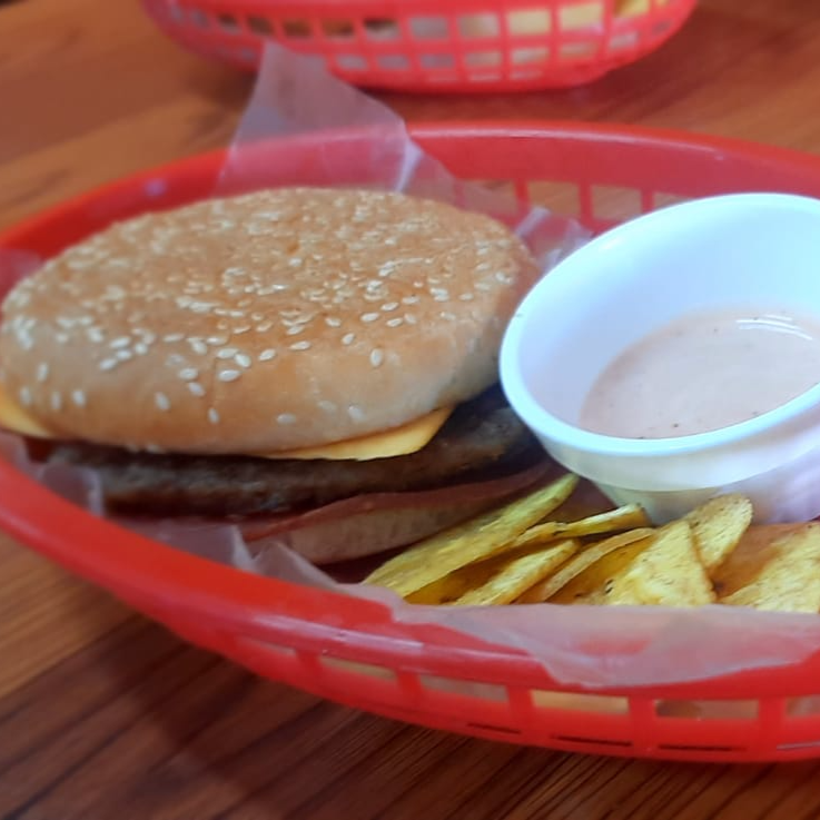 Hamburguesa con queso Sencillo