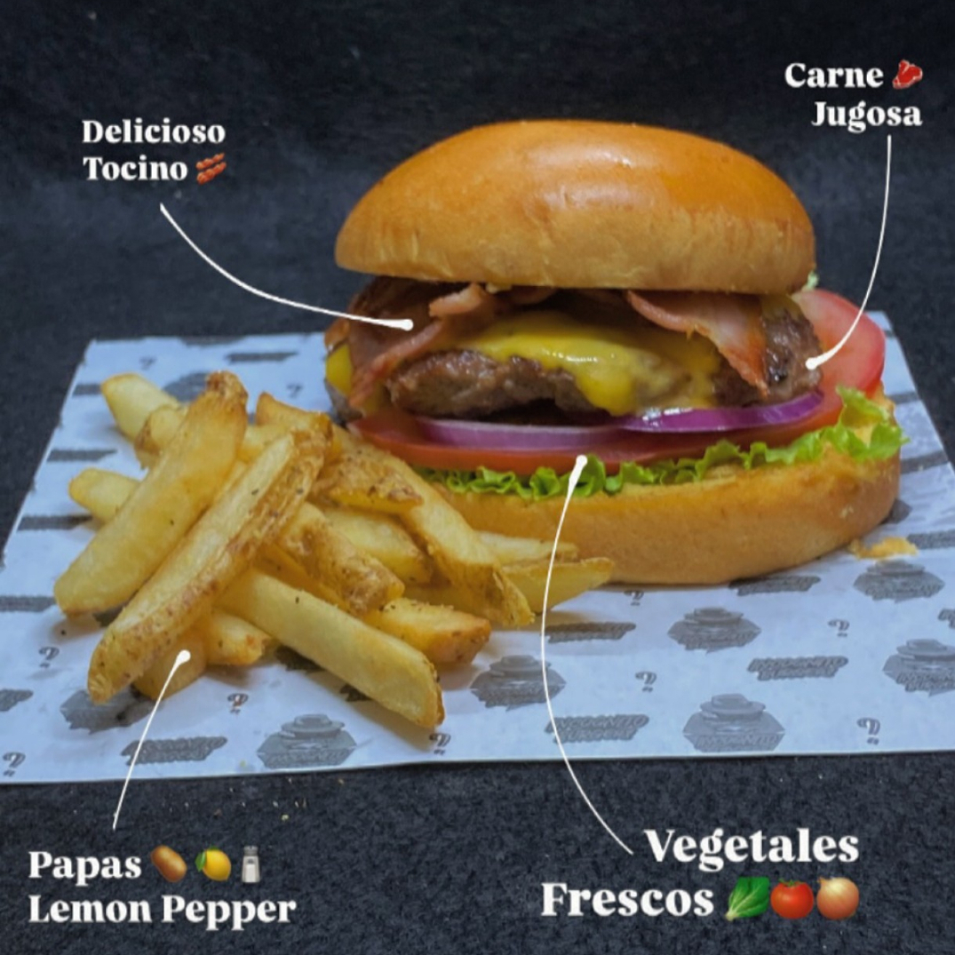 Bacon Burger Sencilla