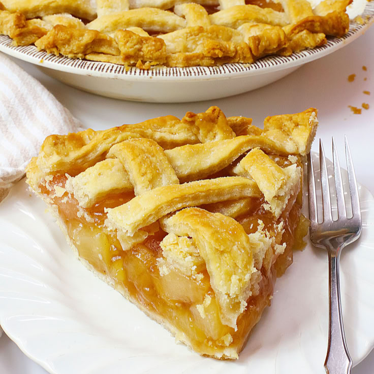 Rebanada de Tarta de Manzana