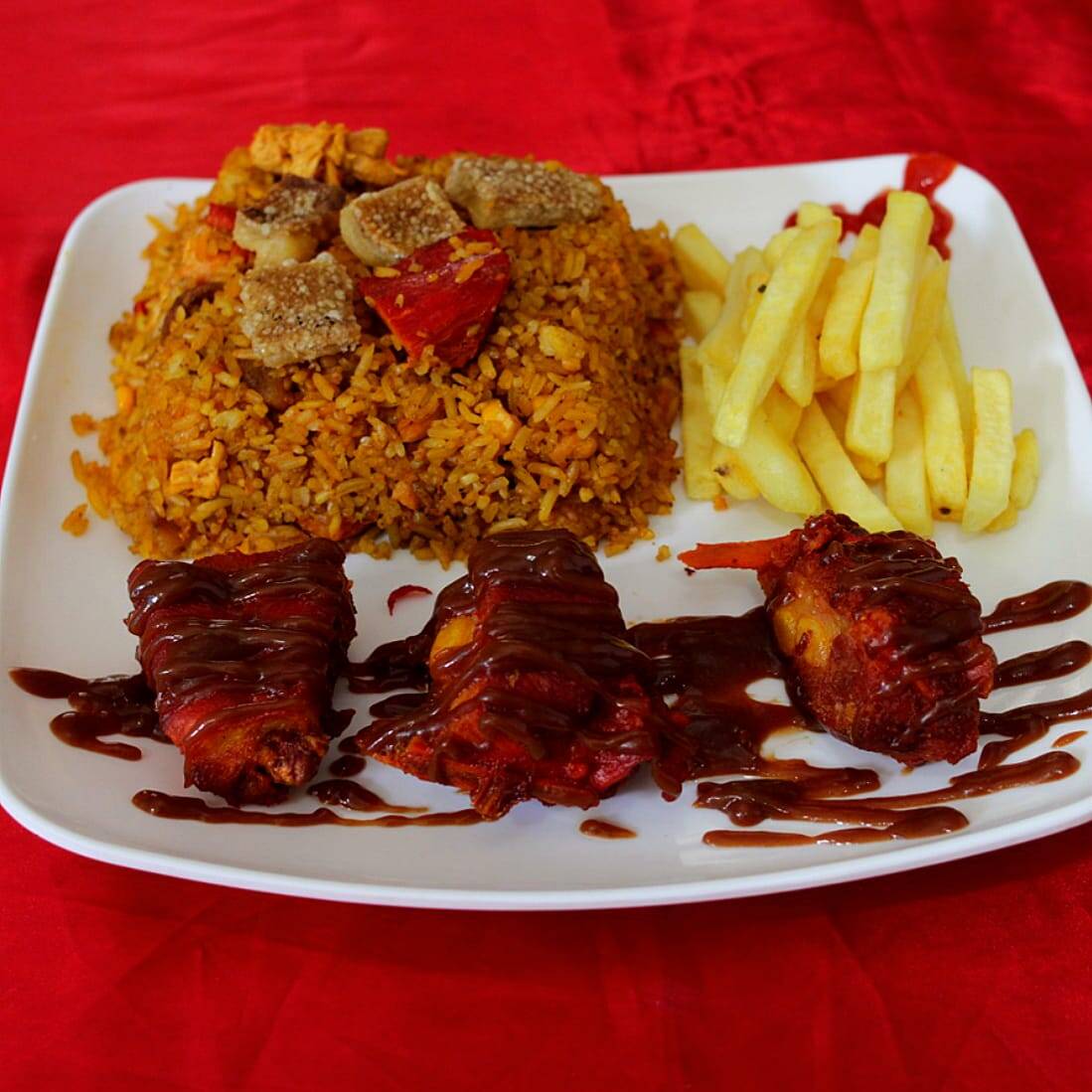 Combo Personal (Costillas, Alitas o Filete Pollo)