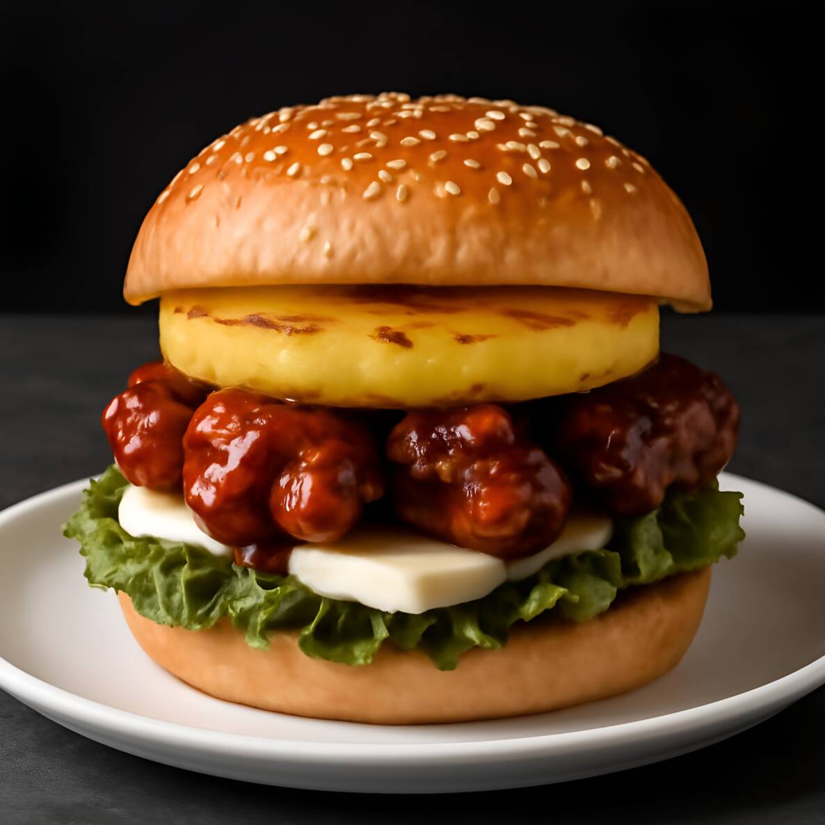 Hawaiian Chicken Burger