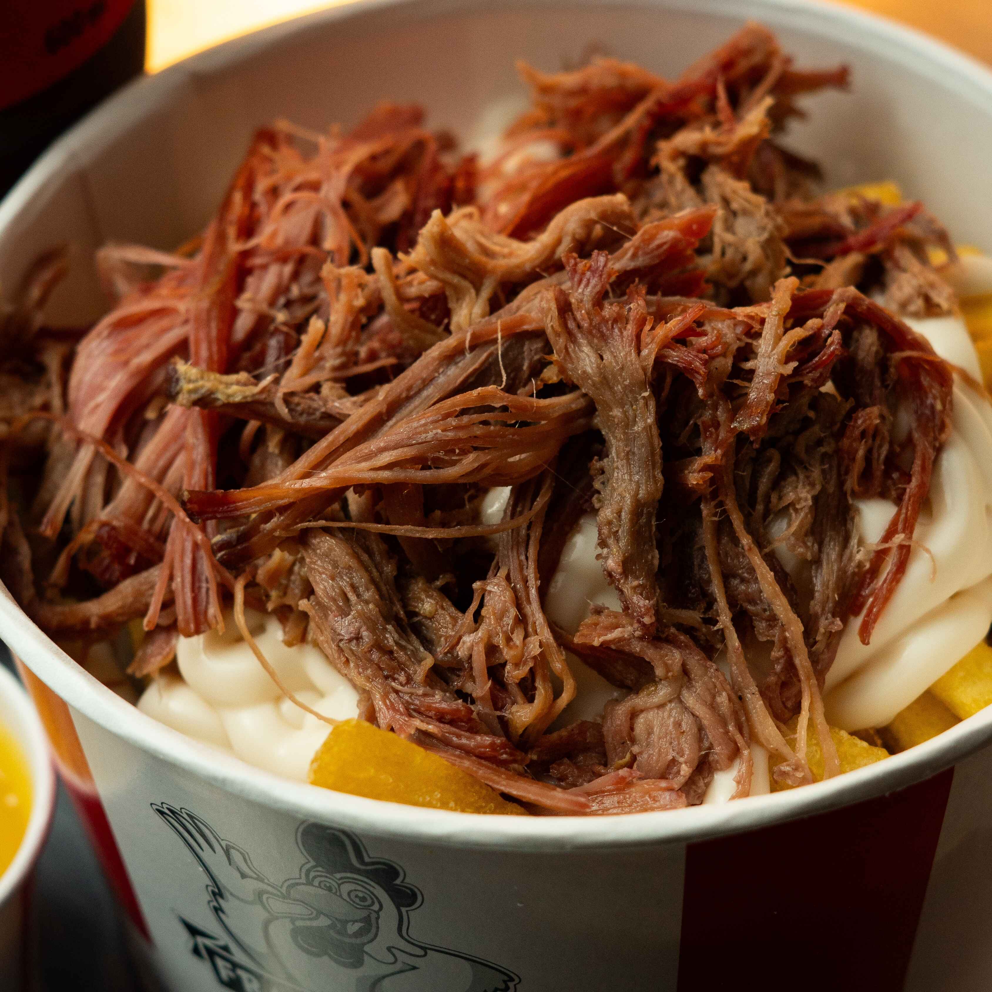 Batata Frita C/Costela e Catupiry