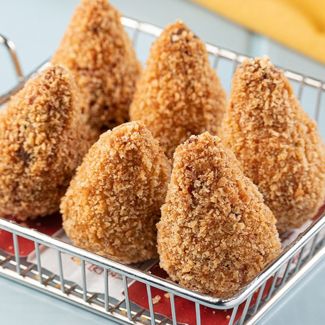 Porção de Coxinha Sem Massa – Frango com Requeijão Crocante no Panko