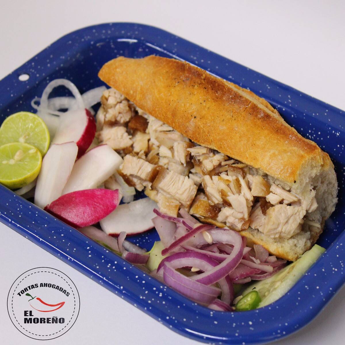 Paquete 1: 1Torta de carnitas+2 tacos sencillos