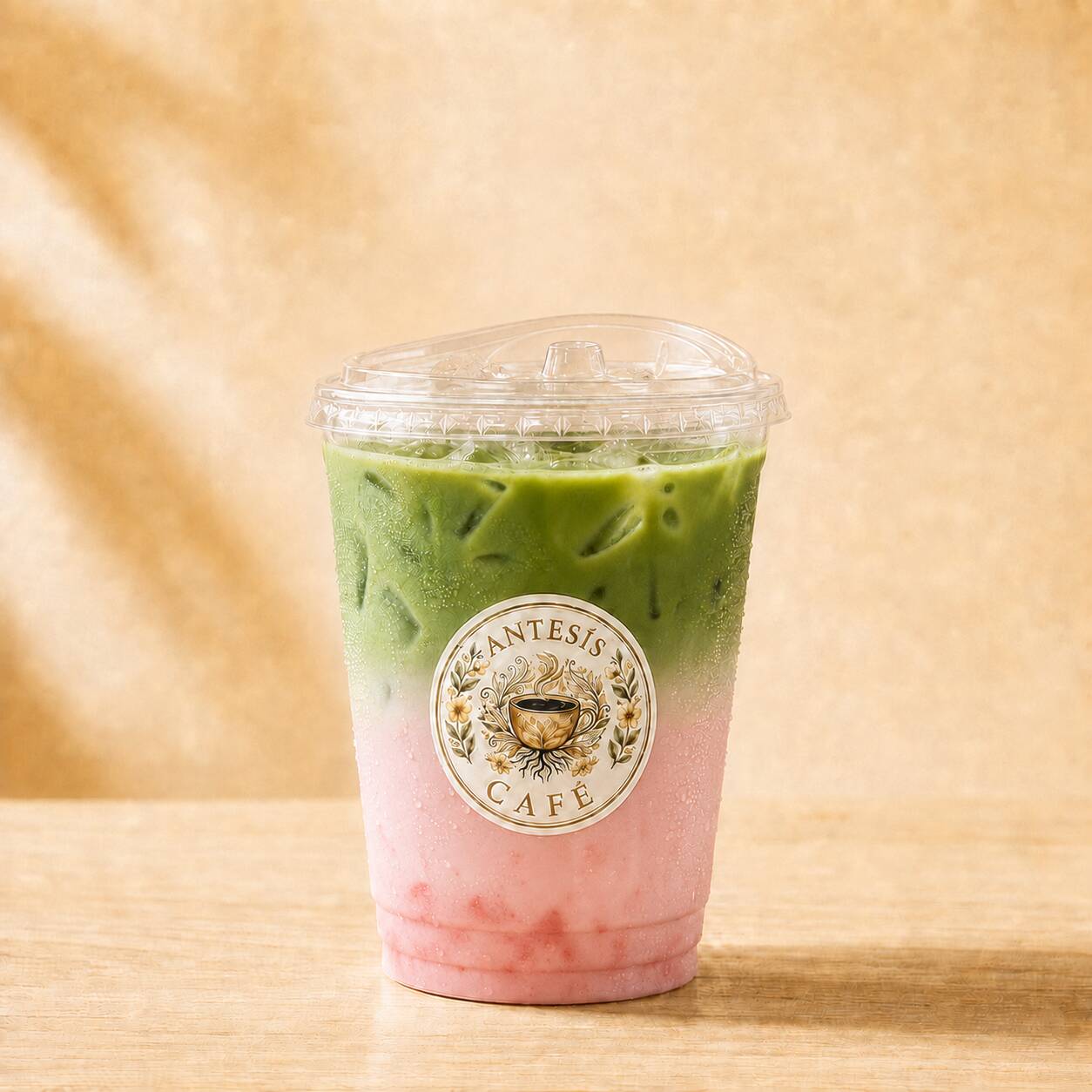 Matcha Fresa Latte