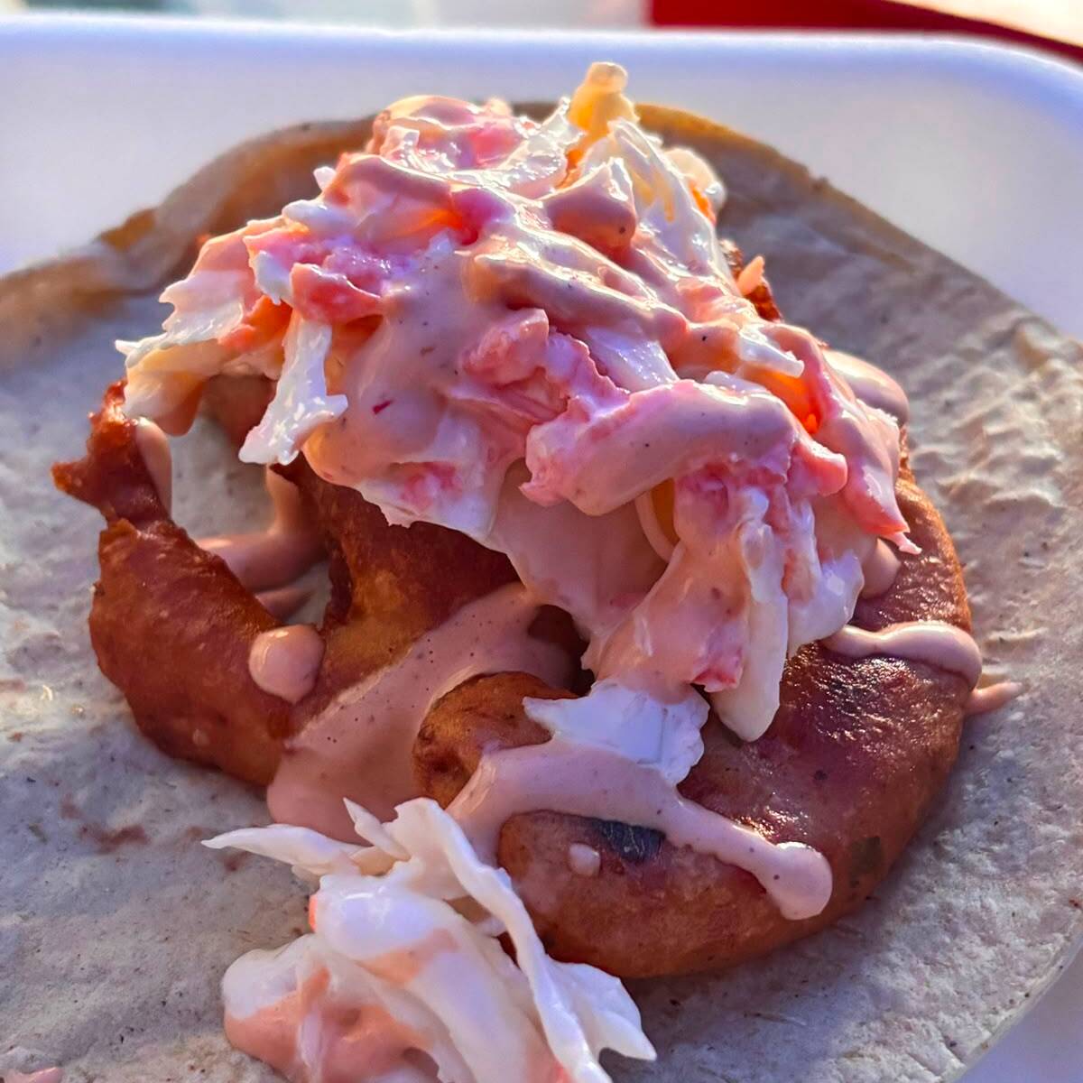 Taco Estilo Baja Camarón