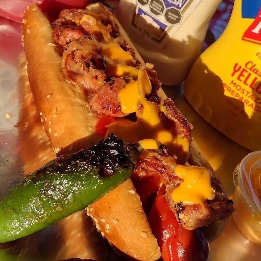 Combo Hot-dog con Tocino + Papas