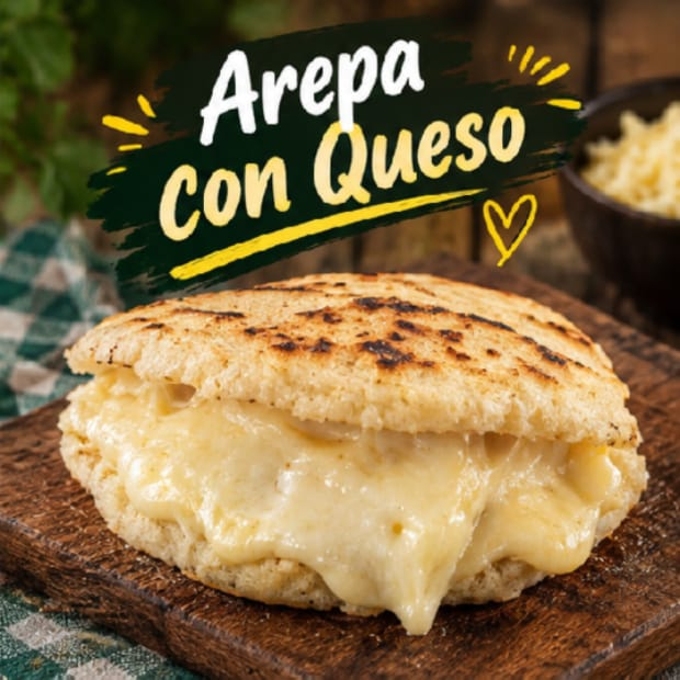 Arepa con Queso