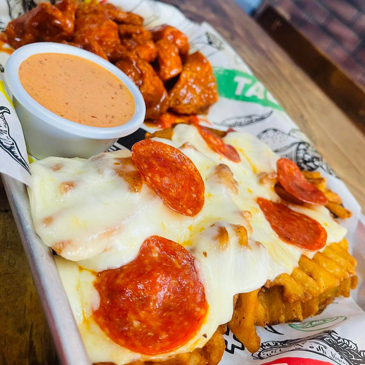Combinación Pizza Papas
