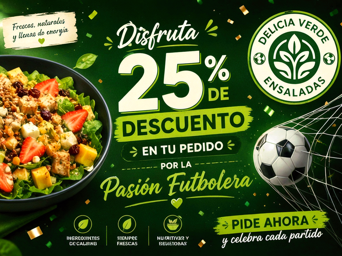 DELICIA VERDE (ENSALADAS, SNACKS Y BEBIDAS)