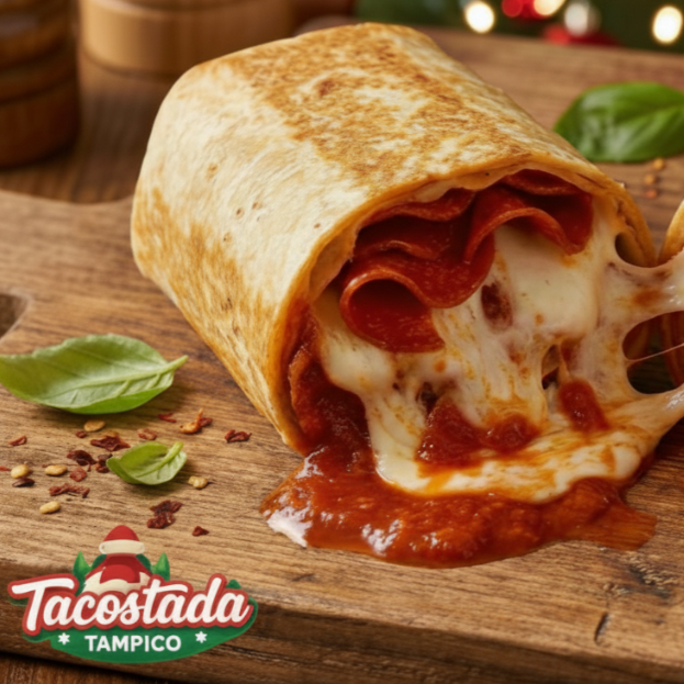 Burritos de Pizza con Papas Fritas