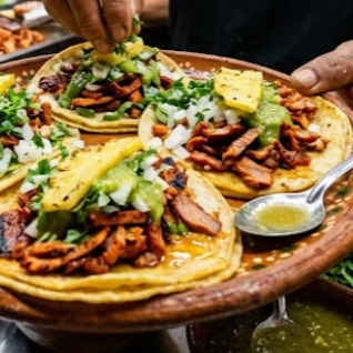 Orden de 5 Tacos de Pastor+1 Jarrito