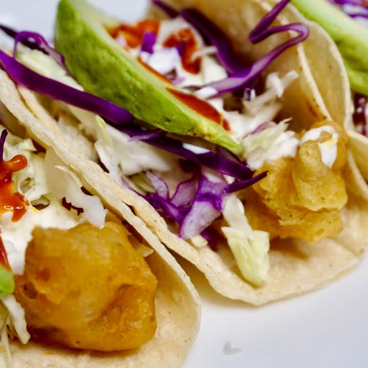3 Tacos de pescado capeado