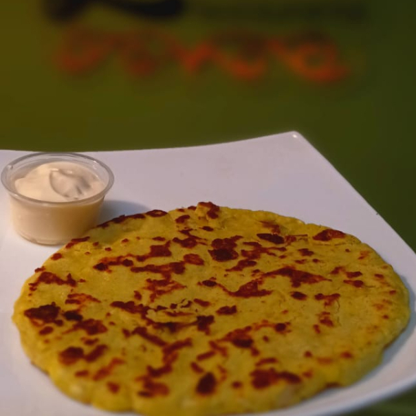 Tortilla de Queso con Natilla
