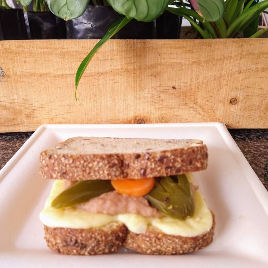 Sandwich de Frijoles