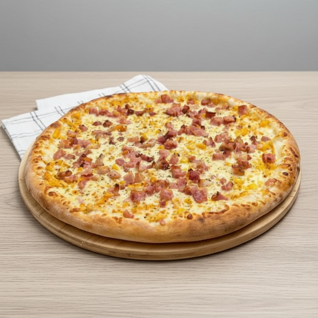 PIZZA Frango, catupiry, milho e bacon