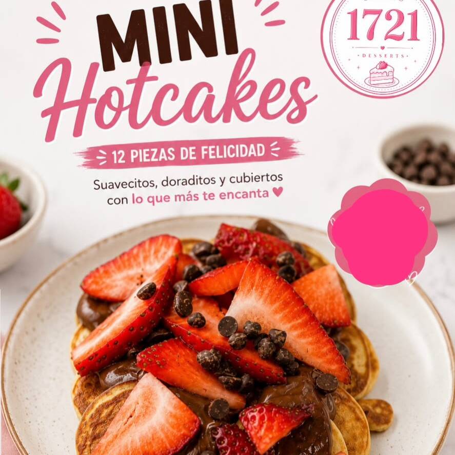 MINI HOTCAKES 12 PIEZAS