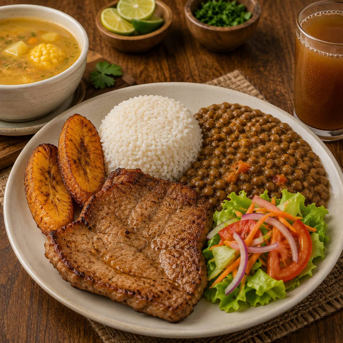 Combo Cerdo a la Placha de la Casa
