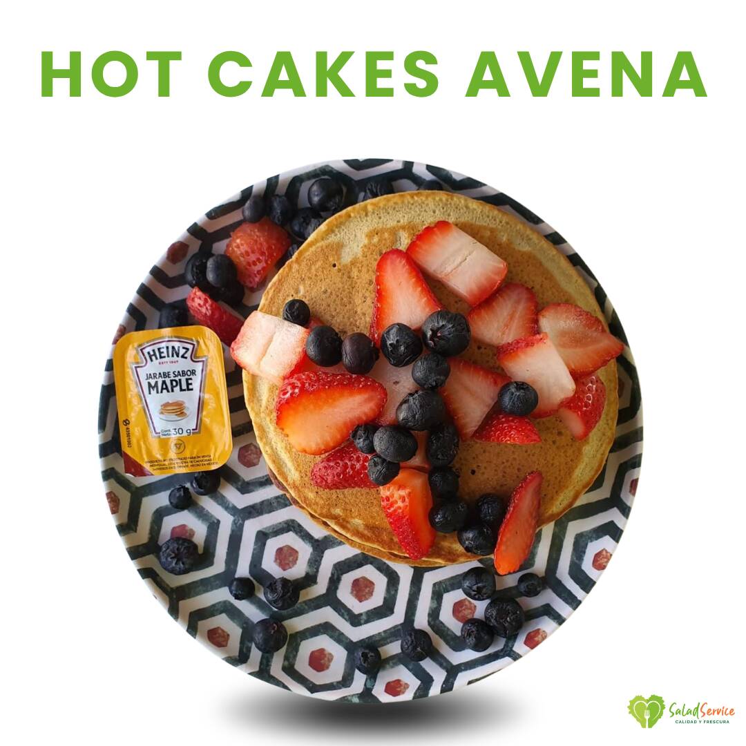 Hot cakes de avena