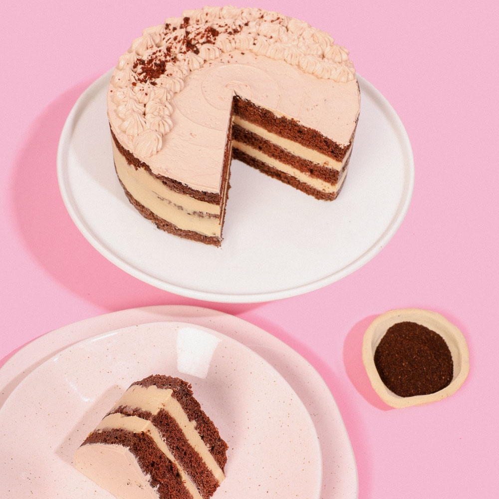 Postre de Café y Chocolate Endulzado con Stevia