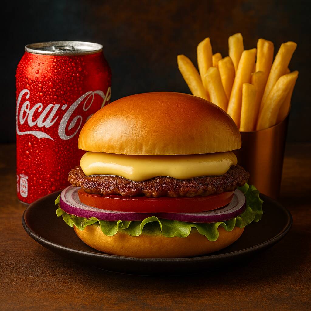 Combo Smash da Casa é a nossa receita exclusiva para quem busca um sabor leve, refrescante e 100% artesanal em uma operação completa: Smash Artesanal 80g,
Pão Brioche, Alface americana crocante e cebola roxa fatiada e Maionese & Molho Especial.
Acompanha: Porção de Batata frita P + Coca-Cola 350ml trincando de gelada.