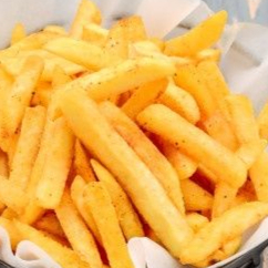 batata frita 600g pesado antes de fritar