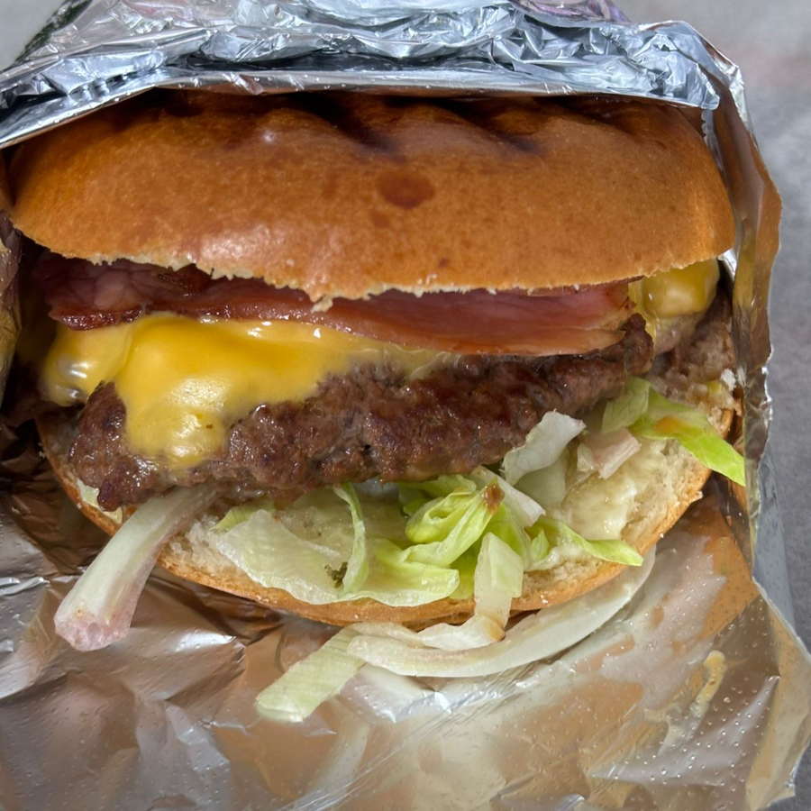 Hamburguesa con Tocino