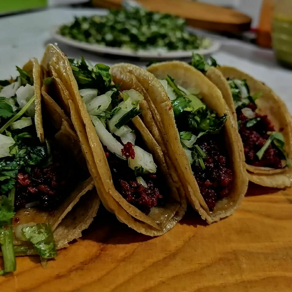 Taco de Carne Asada en Harina
