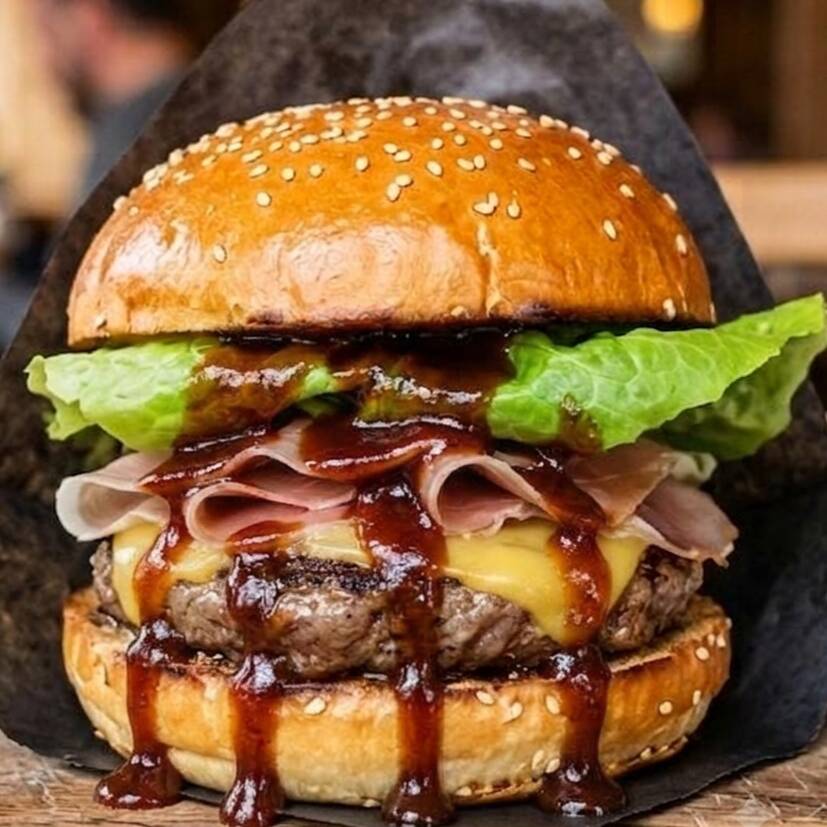 HAMBURGUESA BBQ