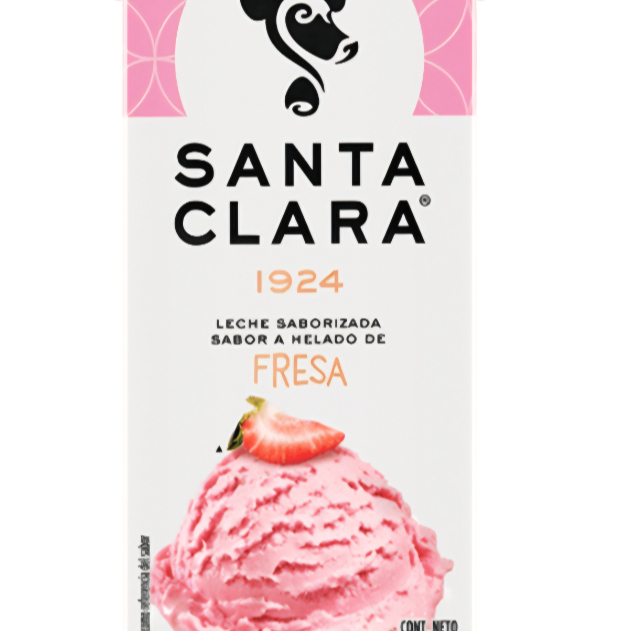 Leche santa clara fresa