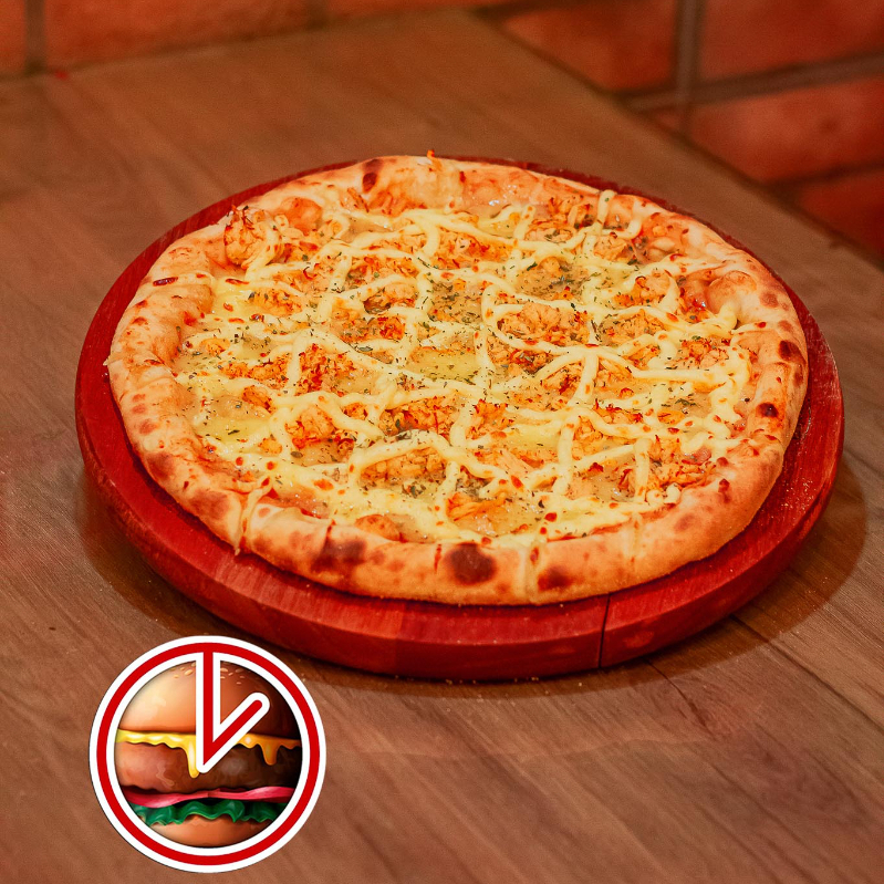 MASSA,MOLHO,MUSSARELA,FRANGO /CATUPIRY OREGANO