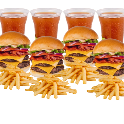 Combo Familiar (4 Tea helado)