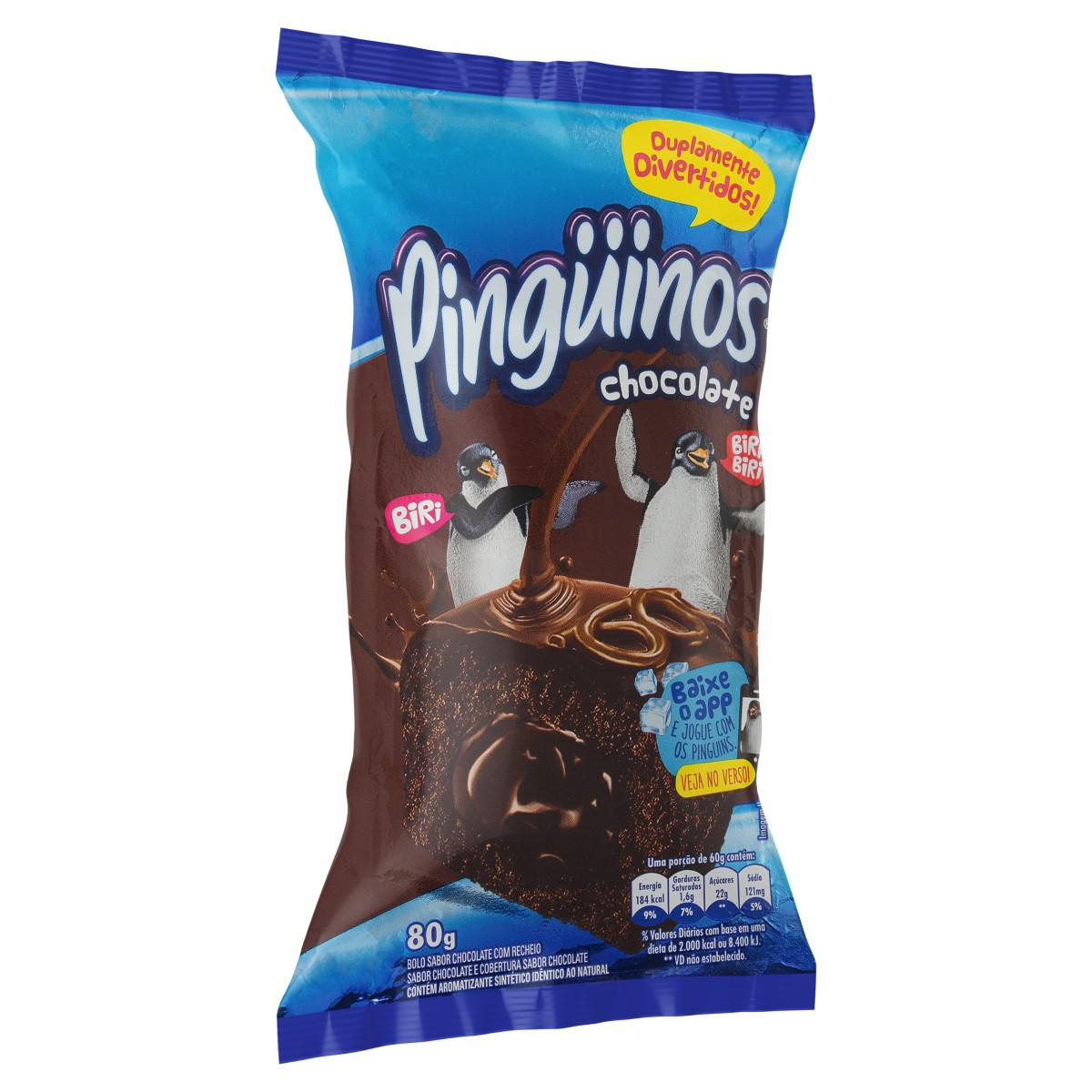 Bolo com recheio de chocolate