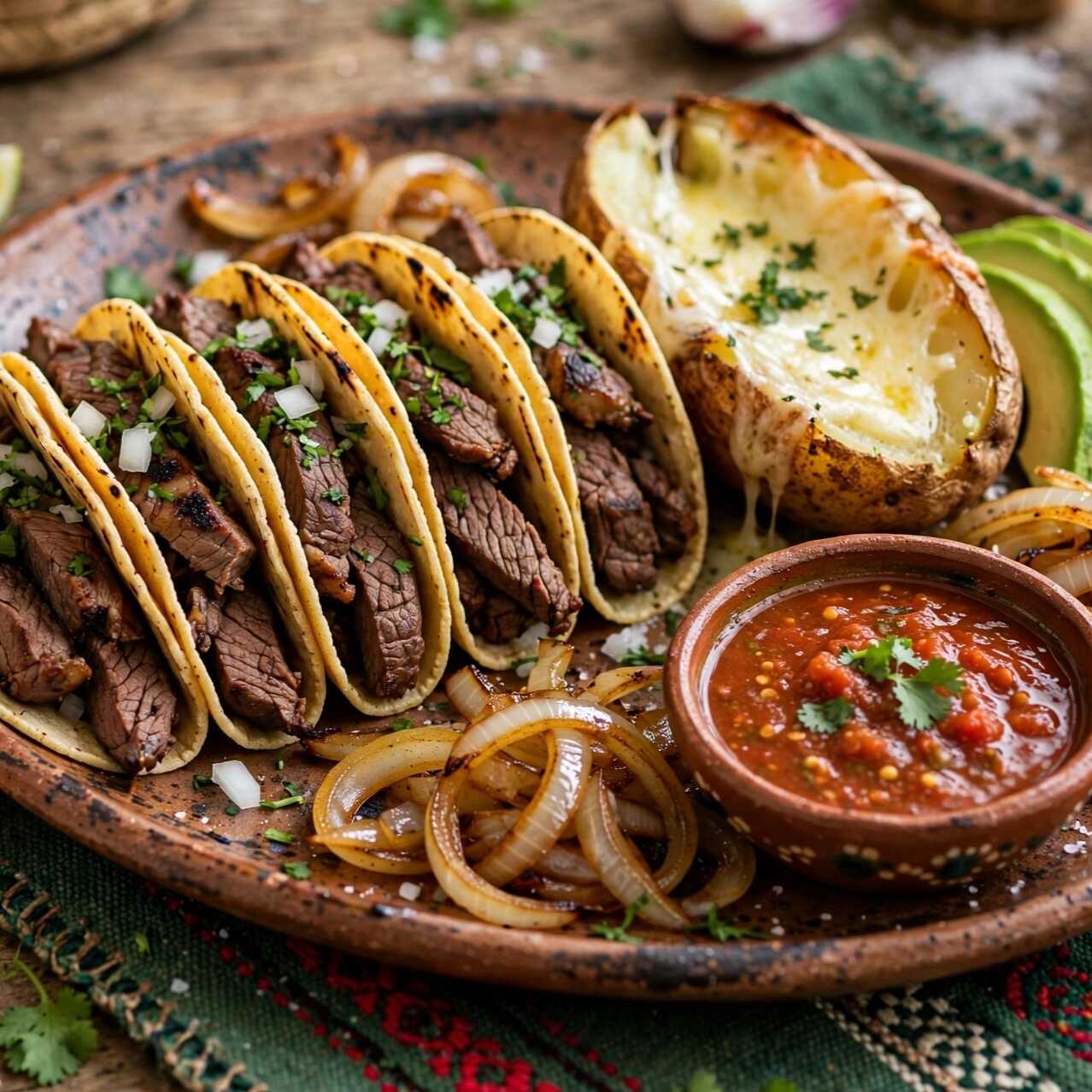 Tacos de Bistec