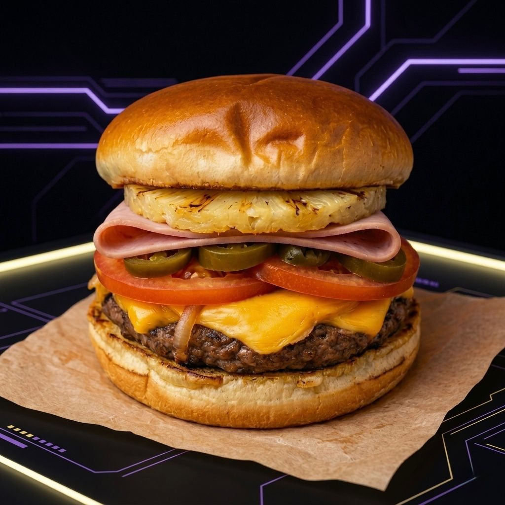 Hamburguesa Hawaiana