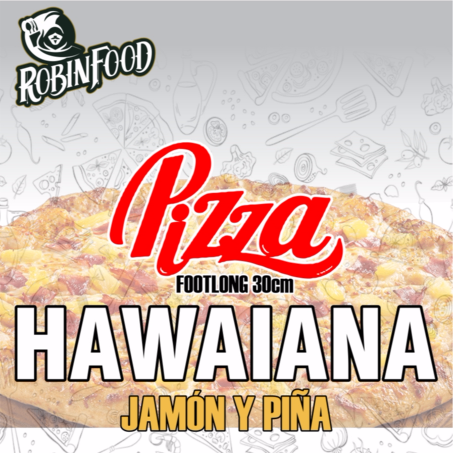 HAWAIANA PIZZA FOOTLONG