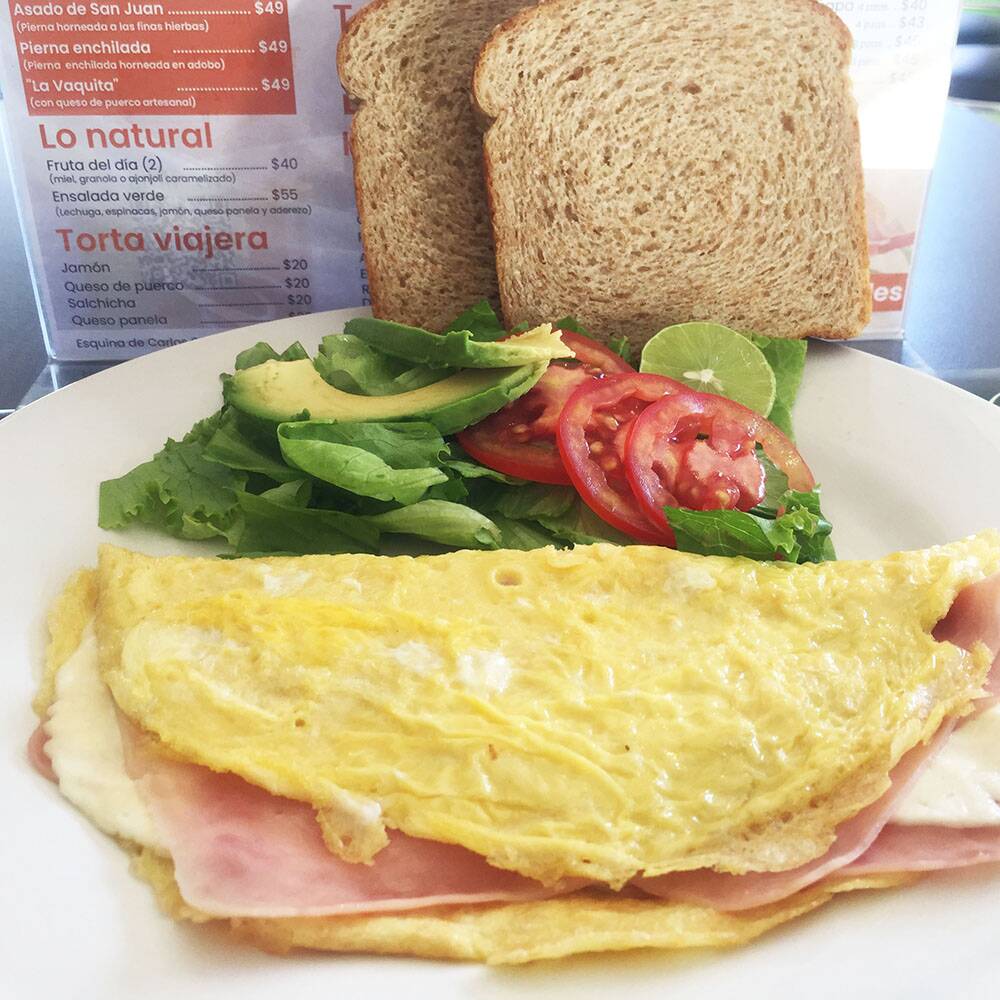 Omelette  Jamón Queso