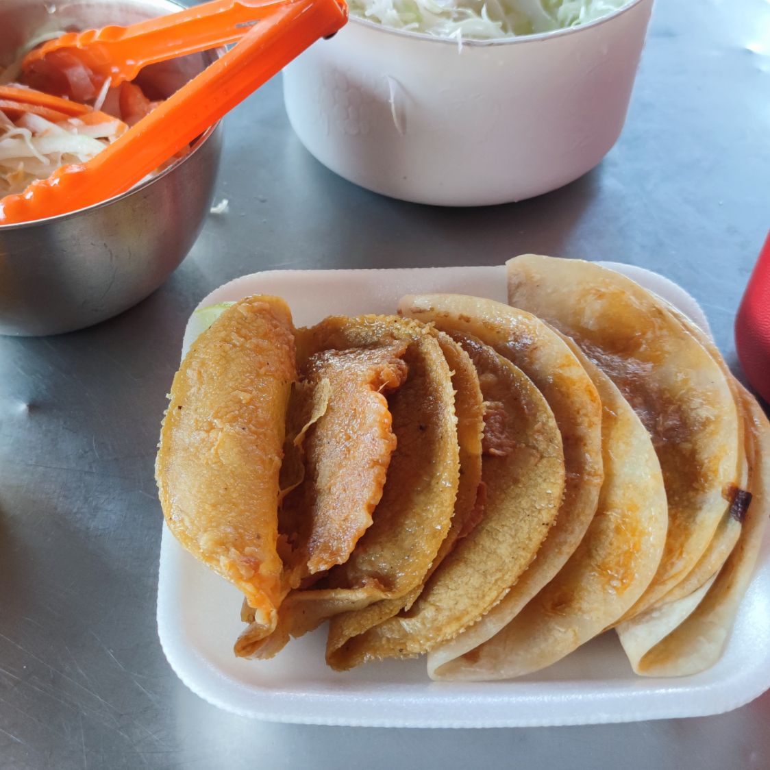 Taco al Vapor de Papa en Maíz