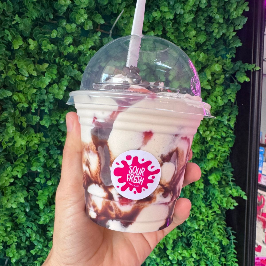 fresas con crema chicas